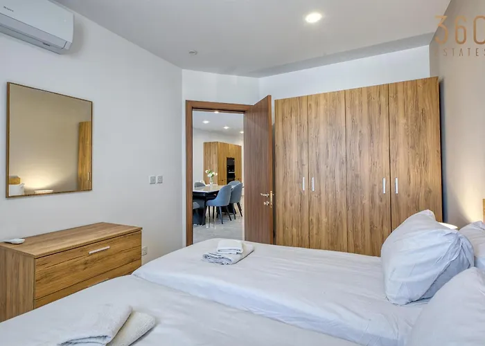 Seaview 3br With Wifi, Terrace, Ac & Sofabed By 360 Estates Apartment Il-Mahsel